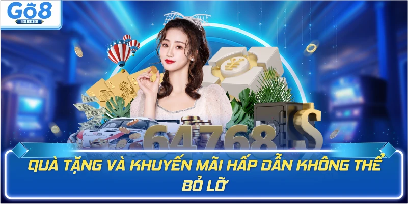 Thông tin khuyến mãi trên hệ thống Go8
